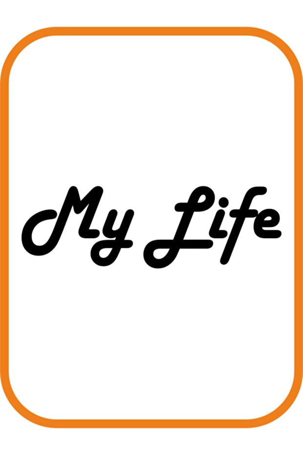 My Life - My Life Auto Sticker Motor Sticker 20x7 Black