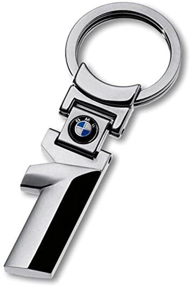 Bmw 1 Metal 1 Series Keychain with Bmw Logo Stylish Car Keychain