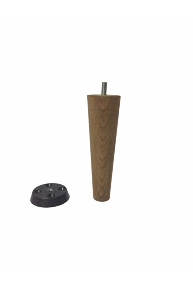 4 Adet Ahşap Koltuk Ayak Ceviz 15cm - 3