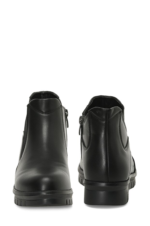 166598.Z4PR Siyah Kadın Düz Bot - 5