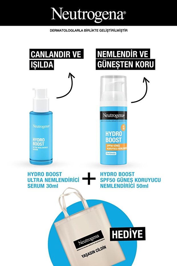 Hydro Boost Spf50 Sunscreen Moisturizer 50 ml + Ultra Moisturizer 30 ml - 6