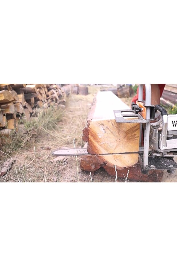 Portatif Hızar Kızağı Odun Tomruk Kereste Biçme Aparatı - 3