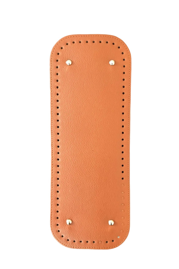 Tan Faux Leather Bag - Length 33 Cm, Width 12 cm