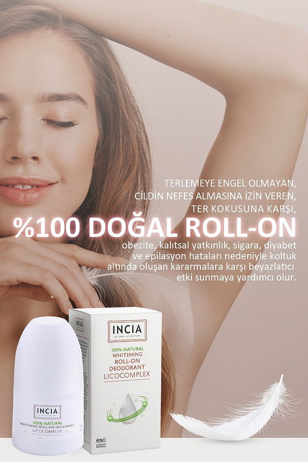 %100 Doğal Roll On Deodorant Beyazlatıcı Ter Kokusu Önleyici Lekesiz 50 ml - 4
