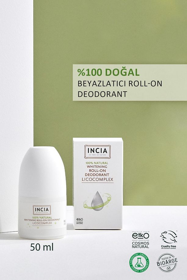 %100 Doğal Roll On Deodorant Beyazlatıcı Ter Kokusu Önleyici Lekesiz 50 ml - 3