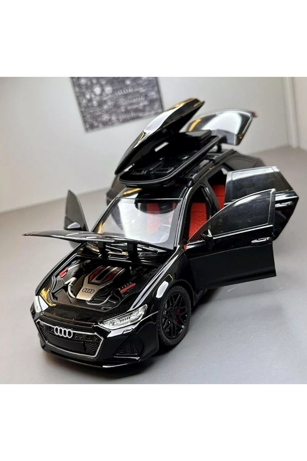 Audi Rs6 Car Station Wagon 1:24 Diecast Metal Model Car Collectible Car 21cm