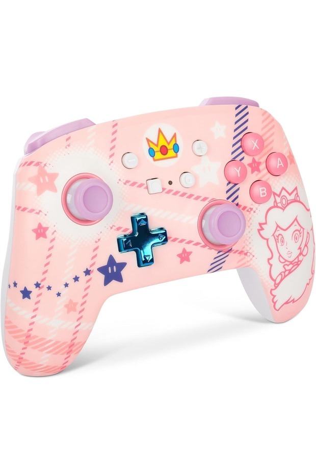 Nintendo Switch Kablosuz Pro Controller Princess Peach Edition Lisanslı - 3