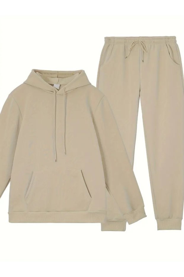 Unisex Hooded Tracksuit Set - AY MONTANA Large Size