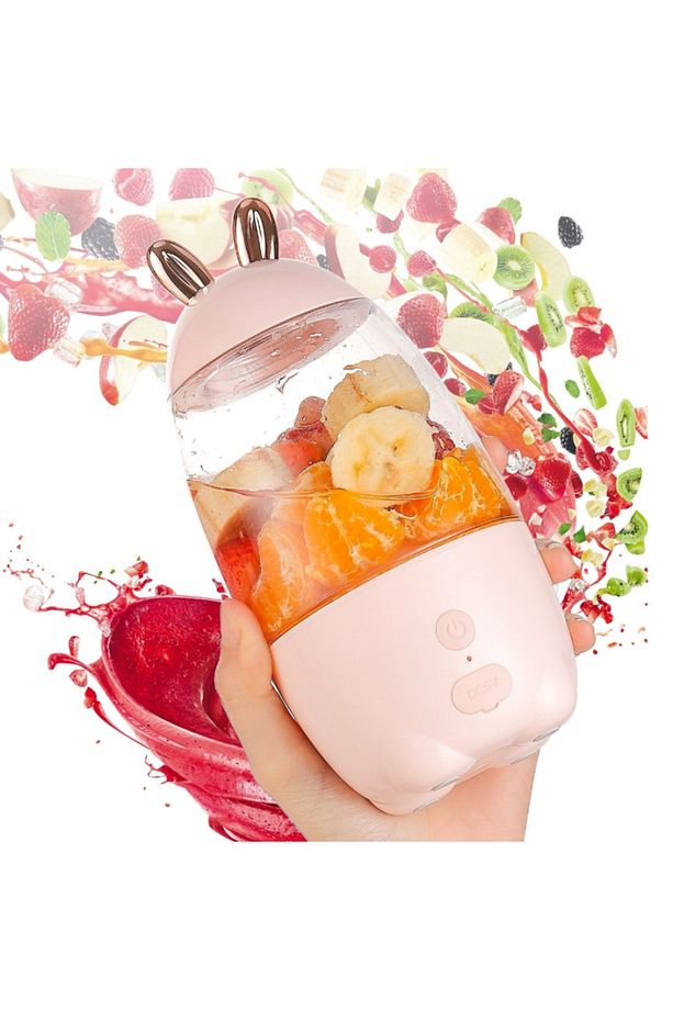 Yeni Nesil Pratik Sağlam El Mikseri Blender Taşınabilir Şarj Edilebilir Meyve Sıkacağı - 1