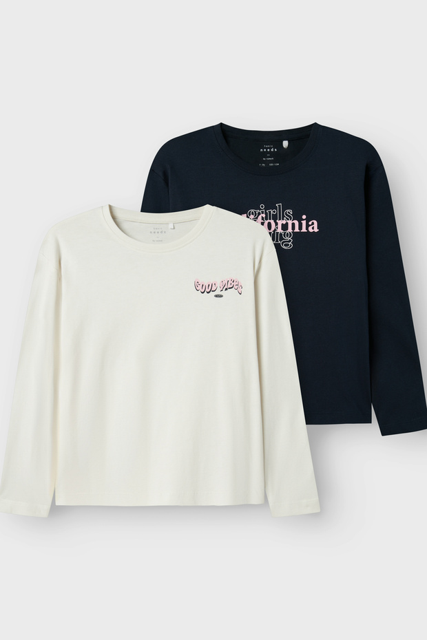 Mädchen T-Shirt Beige - 4