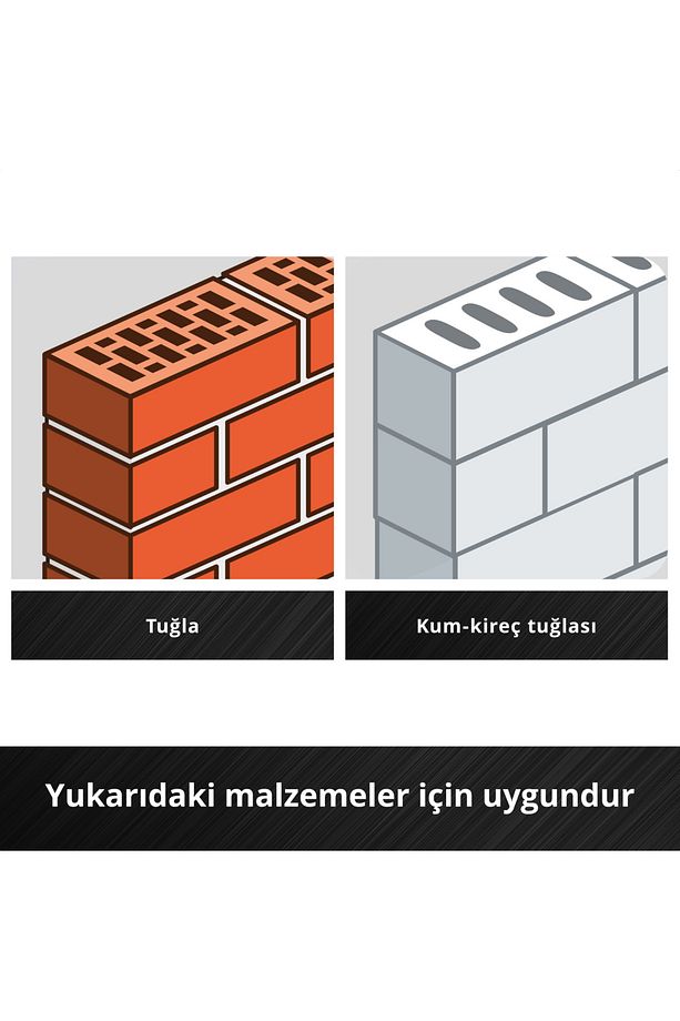 S-CASE 10 parçalı duvar matkap ucu seti - 6