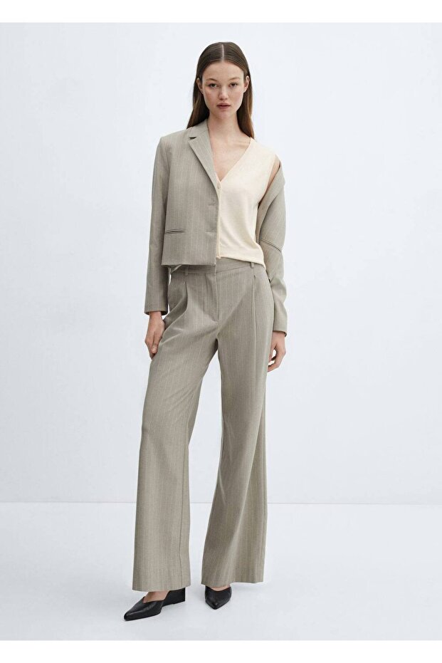 Düğmeli örgü yelek - 2