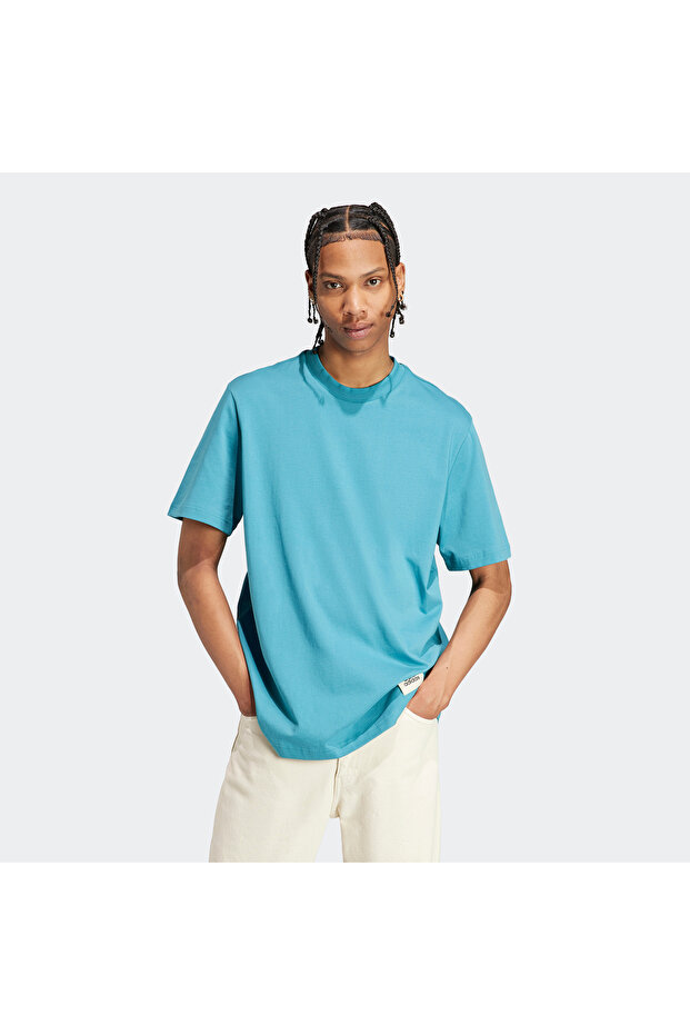 M Lng Q3 Mavi Erkek Tişört Ij9628 - 2