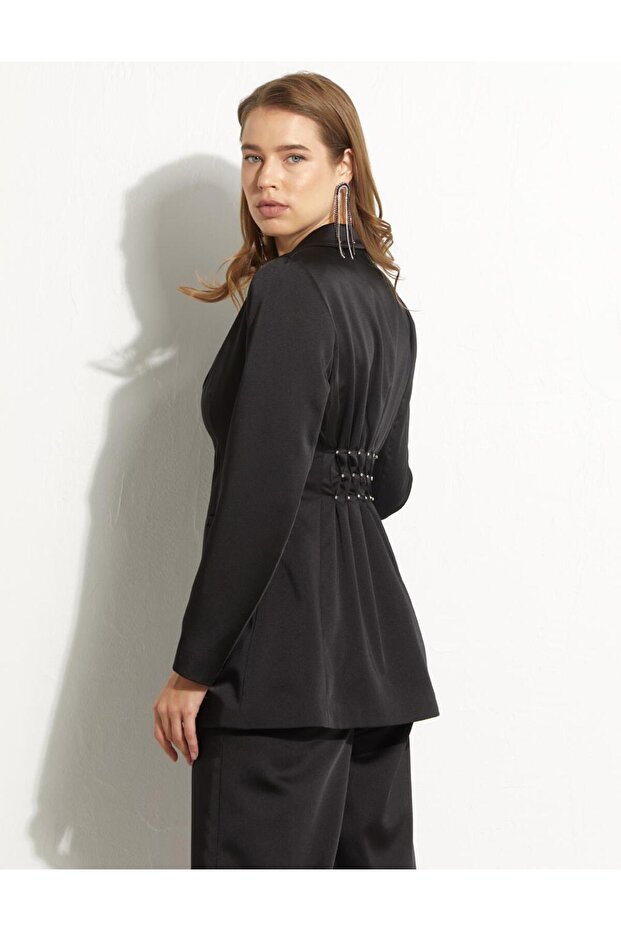 Jacket Trousers Double Suit Black