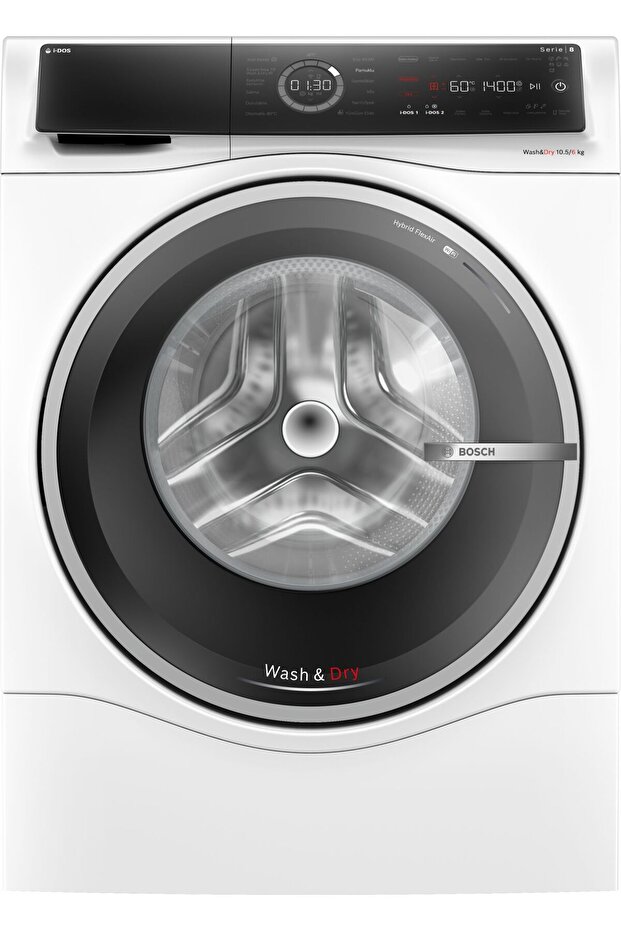 WNC254A0TR 10.5 / 6 Kg 1400 Devir Beyaz Kurutmalı Çamaşır Makinesi