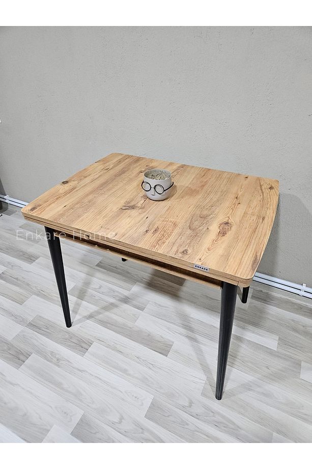 Küçük Mdf Masa, Açılabilir Mutfak Masası, 68x90, 4-6 Kişilik - 5