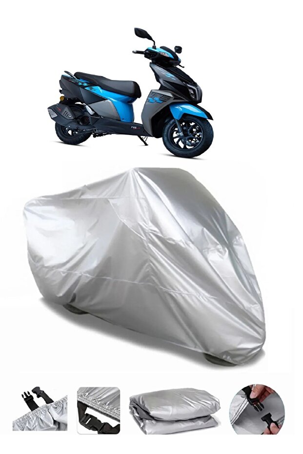 TVS Ntorq 125 - حقيبة خلفية مقاومة للماء تناسب الدراجة النارية