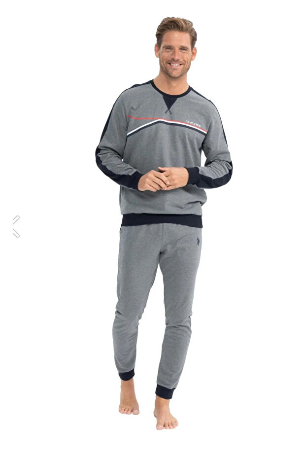Men, Licensed, Uspa, Crew Neck, Tracksuit Set (2024-2025 New Collection)