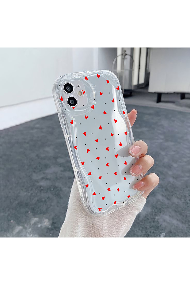 جراب متوافق مع آيفون 11 متوافق مع حافظة وايف إيدج من السيليكون الناعم الشفاف المقاوم للصدمات - 1