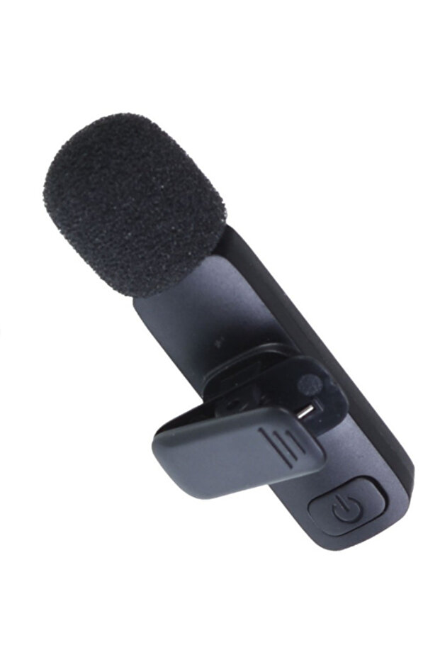 Tüm Cihazlarla Uyumlu Wireless Jaklı Tak Çalıştır Kablosuz Yaka Mikrofonu - 2