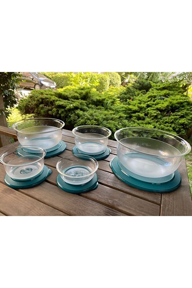 Kristalin 5li Saklama Ve Servis Kabı - 5