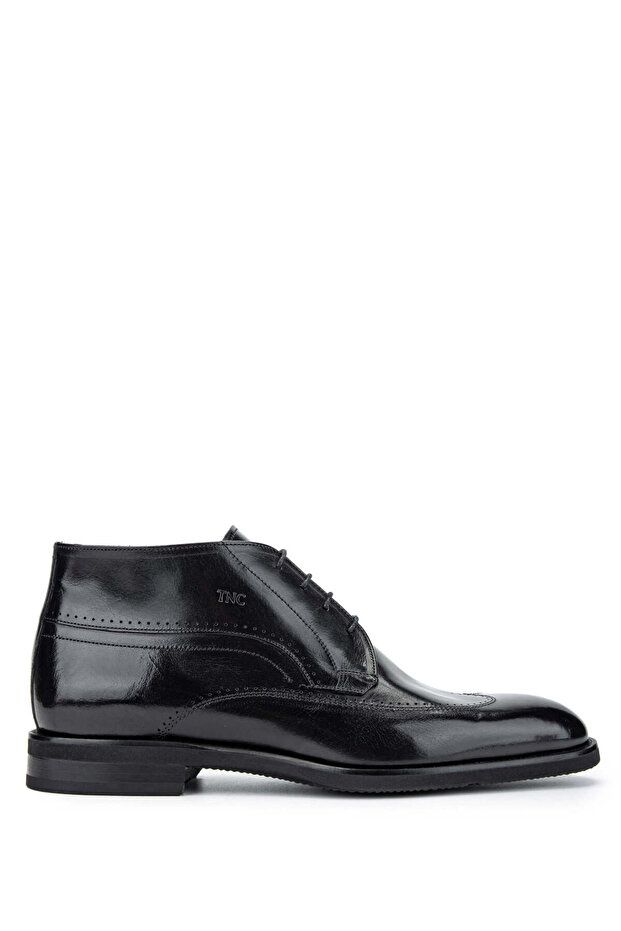 Men's Genuine Leather Black Classic Boots