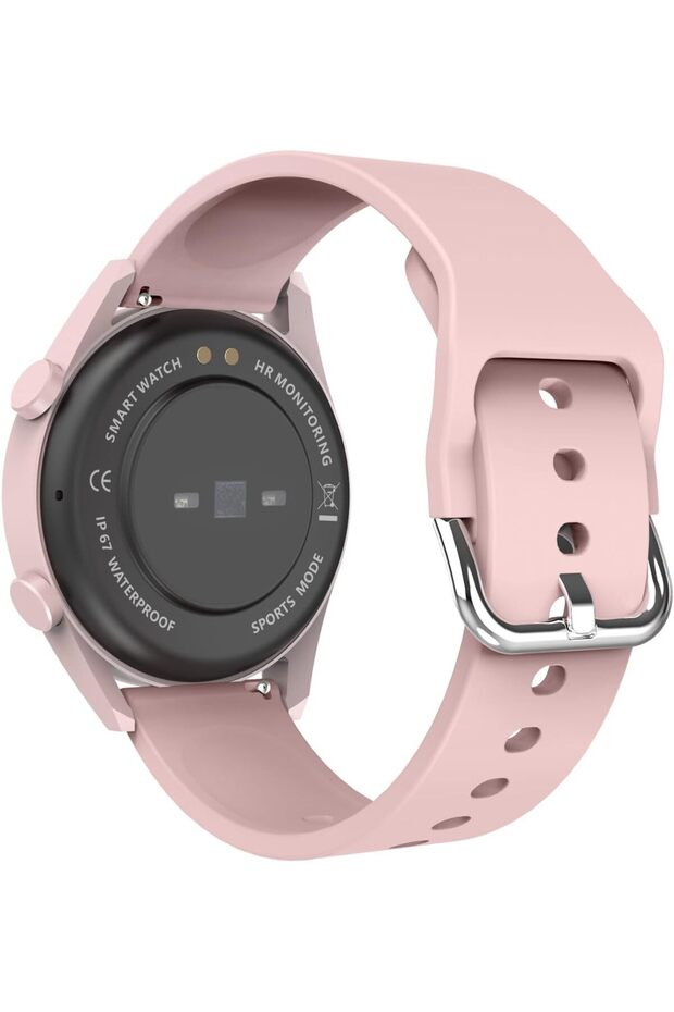 Classic 3 Talk Lite Smartwatch, HR/BP/Oxygen Monitor, Call Function, IP67, 1-Week Battery, Pink - 3