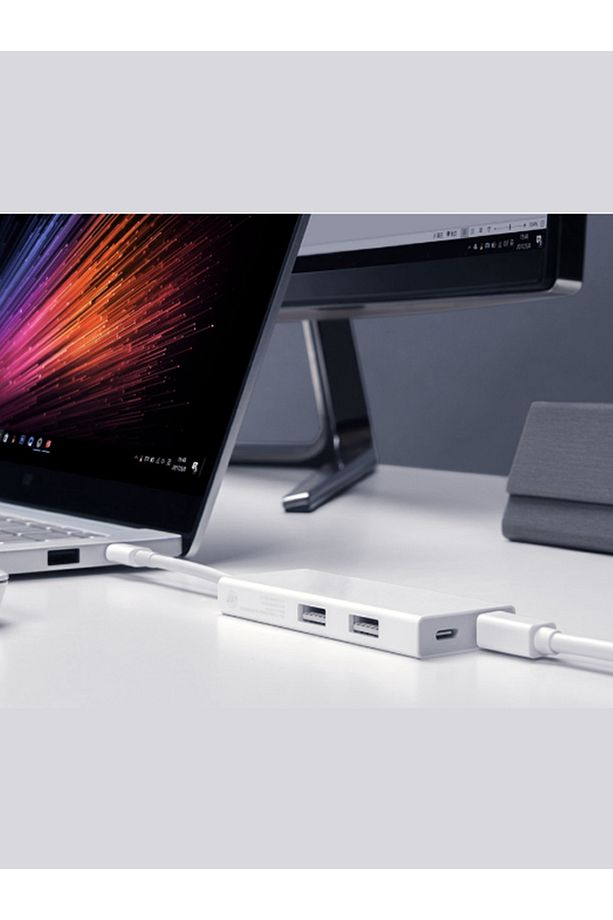 Usb-C Mini Display Port Çok Fonksiyonlu Adaptör Dönüştürücü - 1