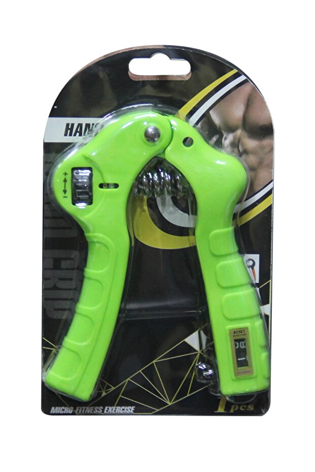 Sf-1429 Green Hand Spring Exerciser - 15-20 kg Adjustable Wrist & Arm Strengthener