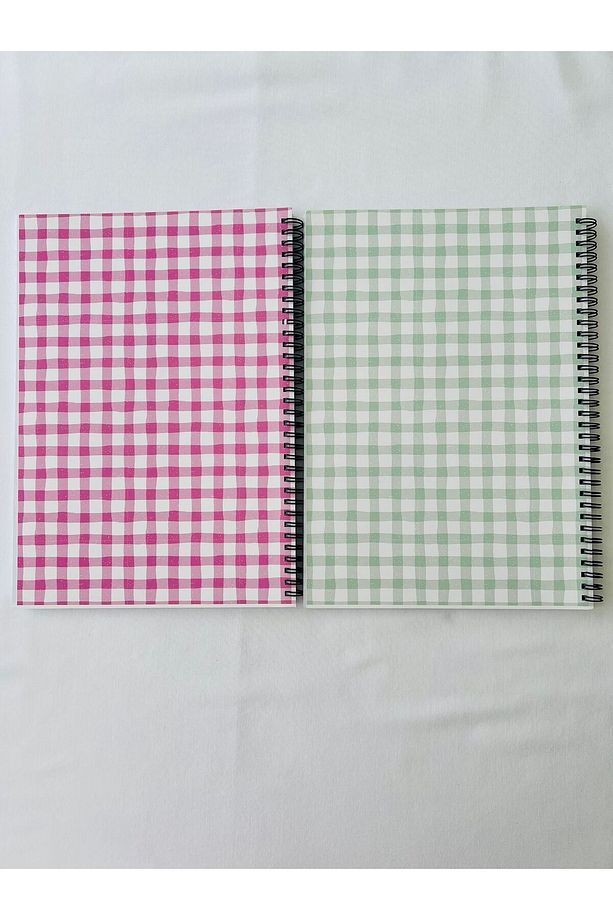 A4 2'li Defter Seti 21x29.7 Kareli Defter 80 Yaprak 160 Sayfa - 4