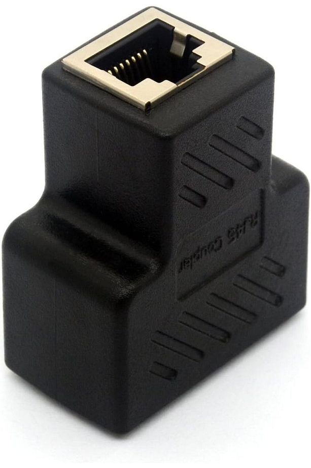 Eternet internet Çoğaltıcı RJ45 Adaptörü 1 ila 2 Ethernet RJ45 Çoğaltıcı  Cat7 Cat6 Cat5e - 1