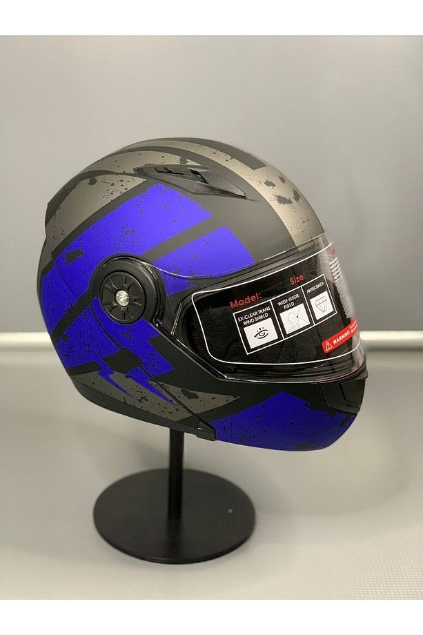 Jk 115 Güneş Vizörlü Çene Açılır Kask Z4 - 1