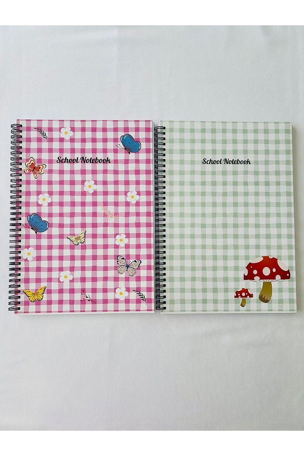 A4 2'li Defter Seti 21x29.7 Kareli Defter 80 Yaprak 160 Sayfa - 5