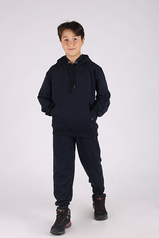 Kangaroo Pocket? Hooded Boy's Tracksuit Set