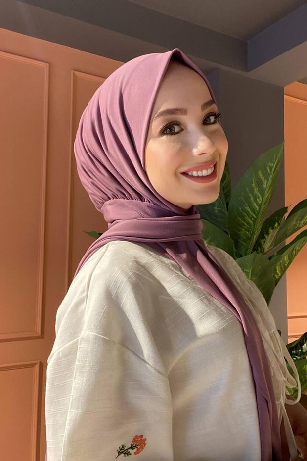 Sayrashwl Ready-Made Shawl Dusty Rose Dark
