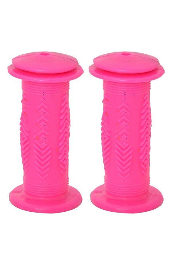 Pink Handlebar Grip Set for 16-20 Inch Kids' Bicycle