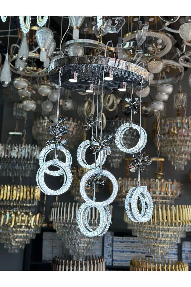 7 SARKIT ÇİFT LED LÜX AVİZE - 1