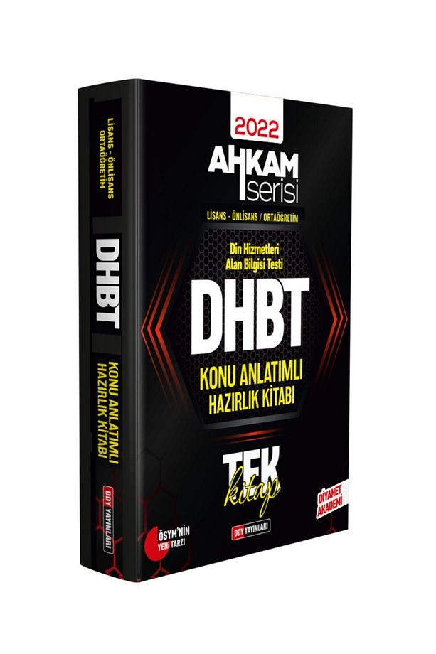 2022 Dhbt Ahkam Tüm Adaylar Konu + Soru Bankası + 10 Deneme 3 Lü Set - 2