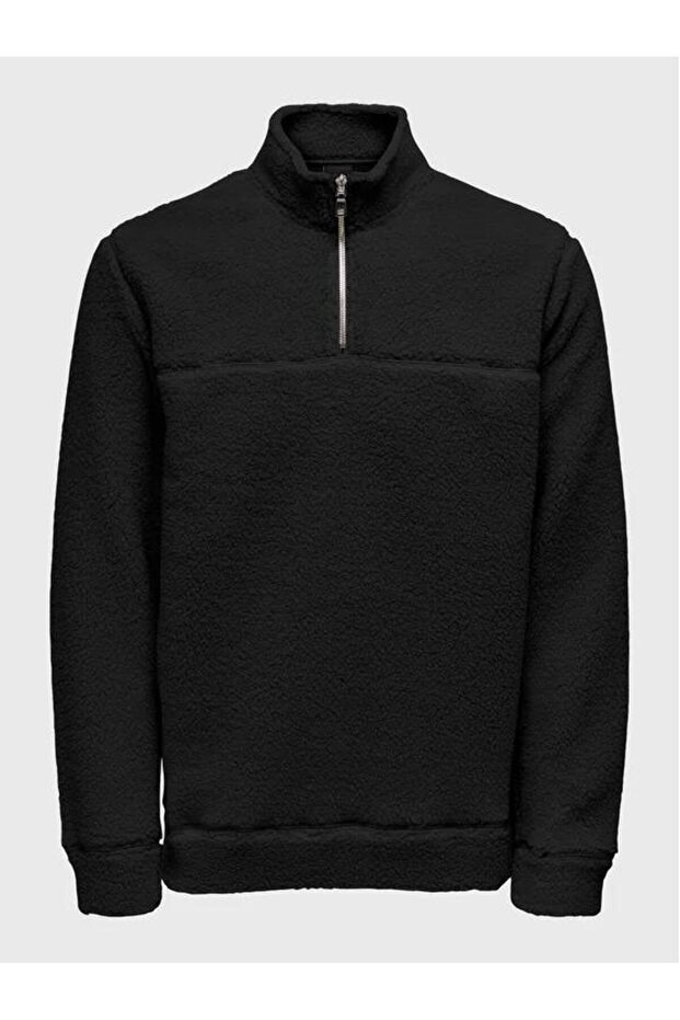 ONLY&SONS22023645 SEMI ZIPPERED PLUS SWEAT