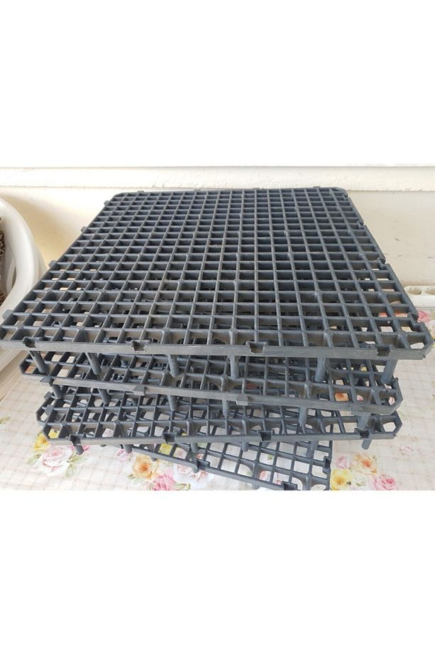 Kümes Taban Izgara En Kalın 1 M2 4 Adet 50×50 8 Cm Yükseklik Tavuk Güvercin - 3