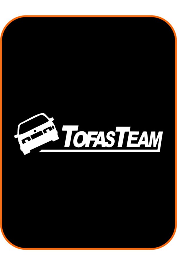 40x10 Cm White Tofaş Auto Sticker