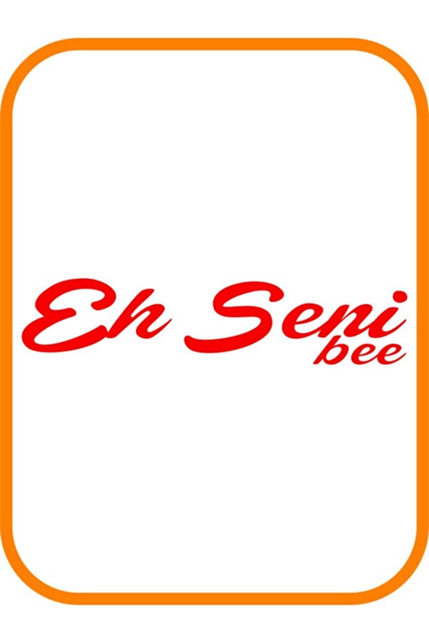 ملصق محرك السيارة "Eh Seni Be" مقاس 20 × 6 سم باللون الأحمر