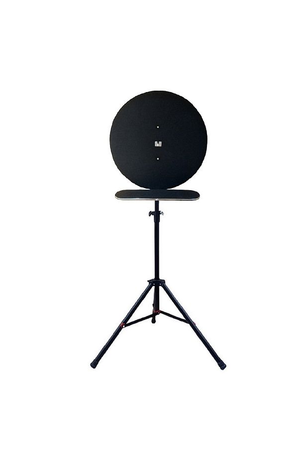 Raf Düzenekli Tripod Ayaklı Dart Arkalık Stant Seti. Siyah Renk - 1