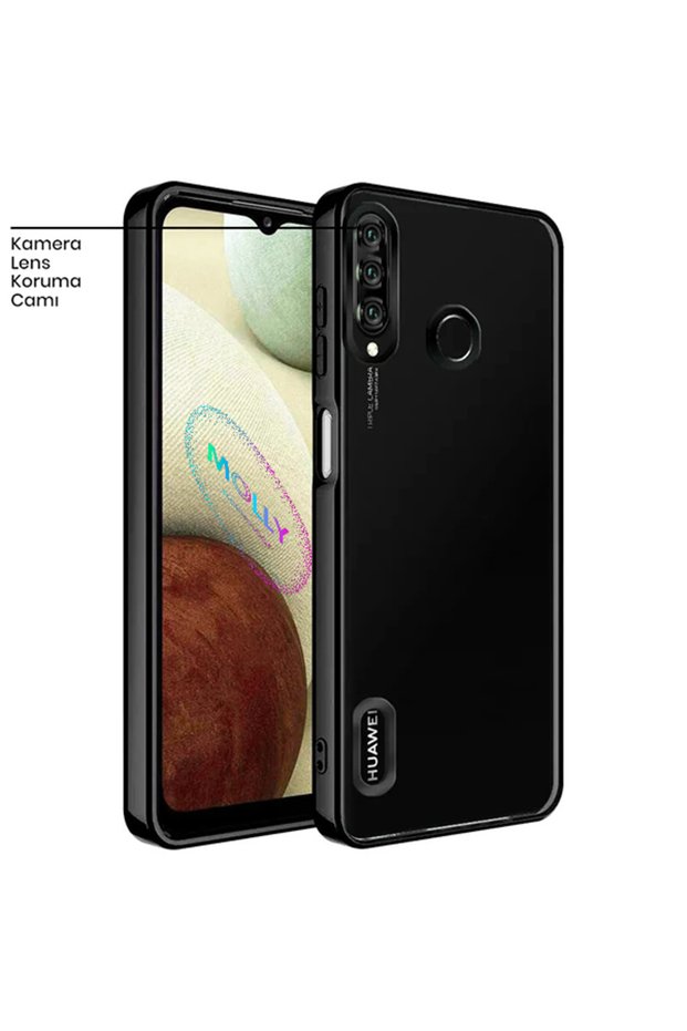 Edge Black Lou Laser Transparent Silicone Case for Huawei P30 Lite