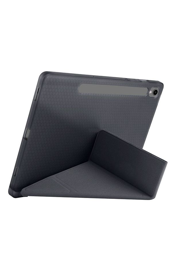 Galaxy Tab S9 FE Uyumlu Standlı Tablet Kılıf + Bluetooth Klavye Mouse Set - 2