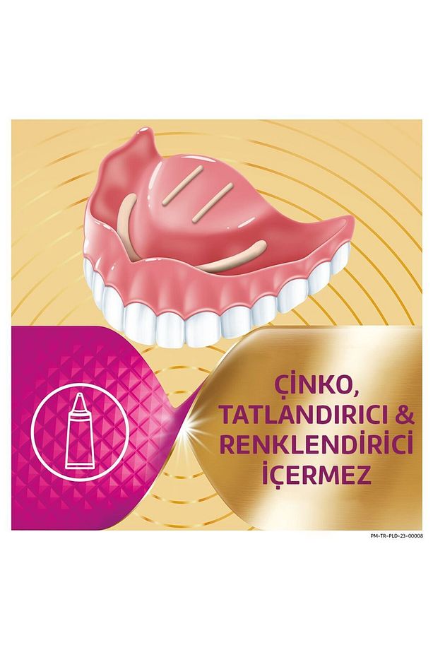 Maksimum Tutuş & Konfor Diş Protezi Yapıştırıcı Krem 40g x 3 Adet - 3