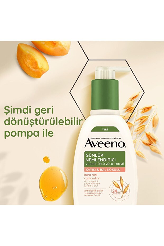 300 ml Daily Moisturizing Cream Apricot and Honey - 3