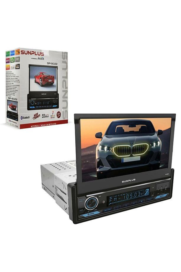 HITECH SP-9022 Indash Teyp 7 İnç 4X55 Watt Bluetooth Mirrorlink Kumanda - 2
