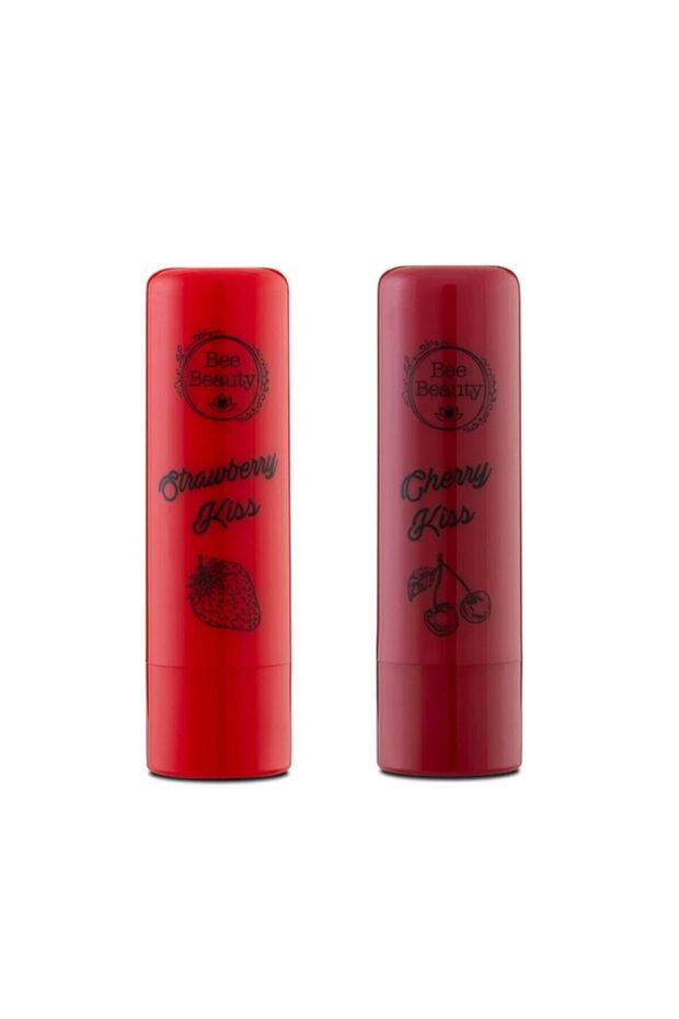 Magnificent Double Lip Balm Cherry Kiss + Strawberry Kiss