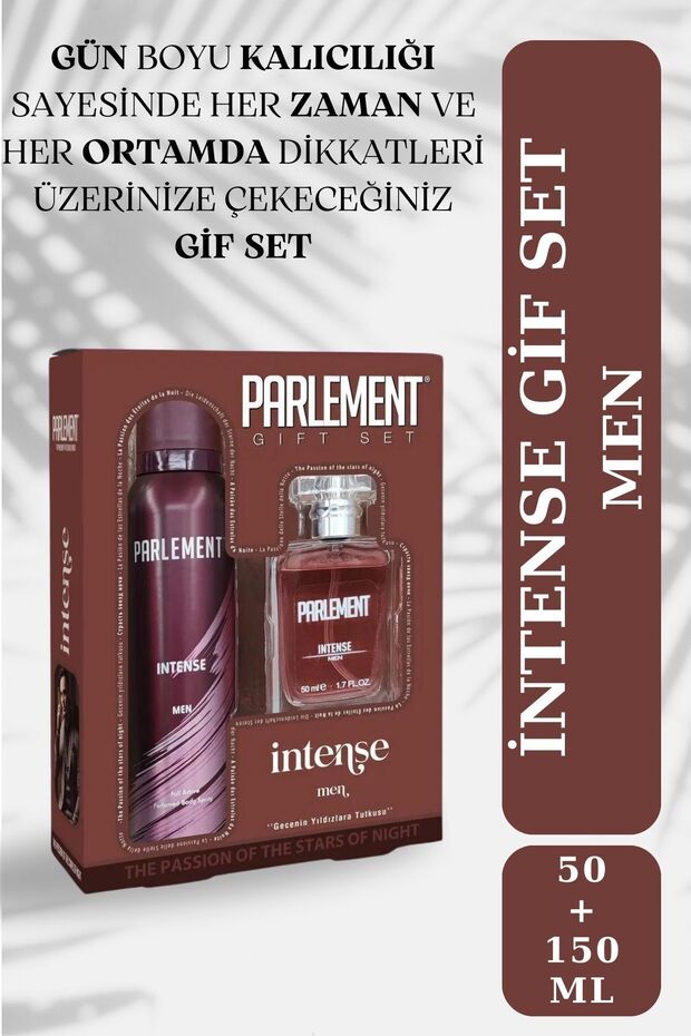 İntense Erkek Gif Set - 1